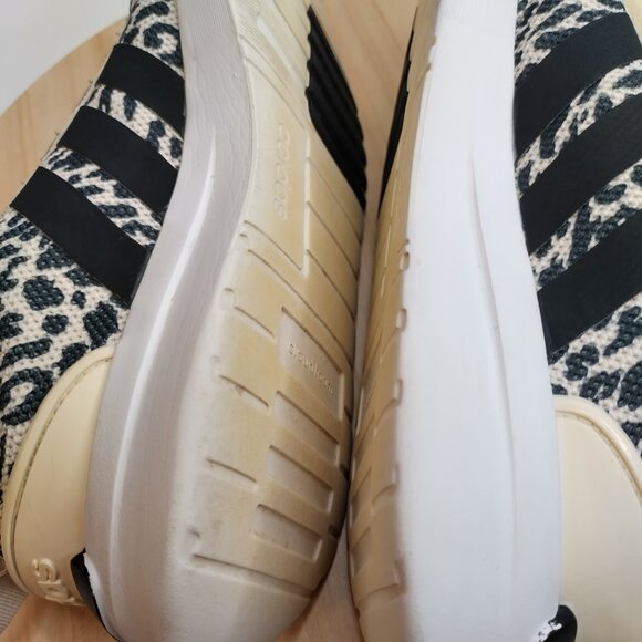 Adidas Racer TR21 Running Sneakers Animal Print White & Black US Men 7/ Women 8 - Picture 11 of 14
